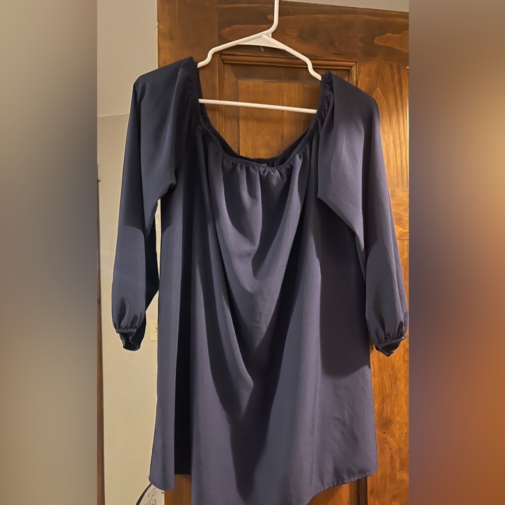 Women’s blouse XL navy blue